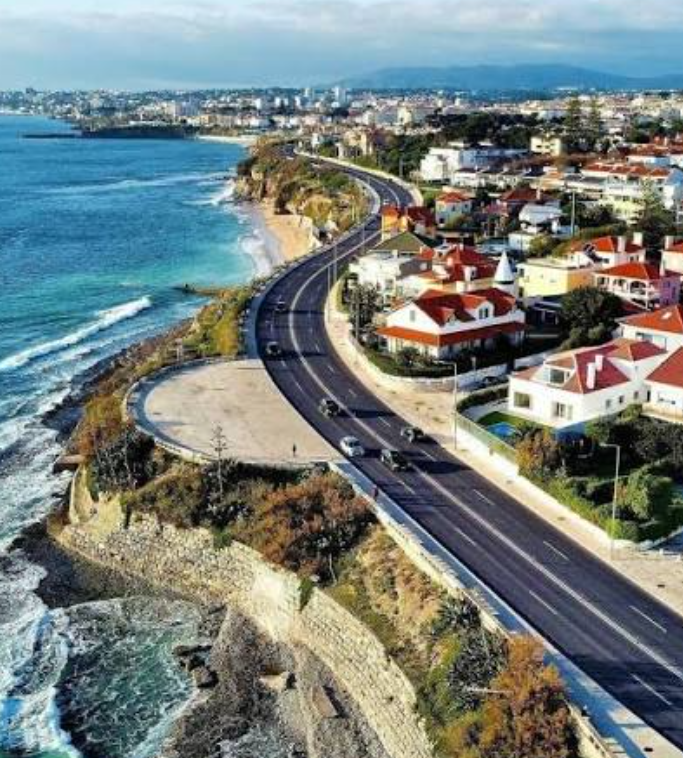 Scenic Coastal Drive through Estoril